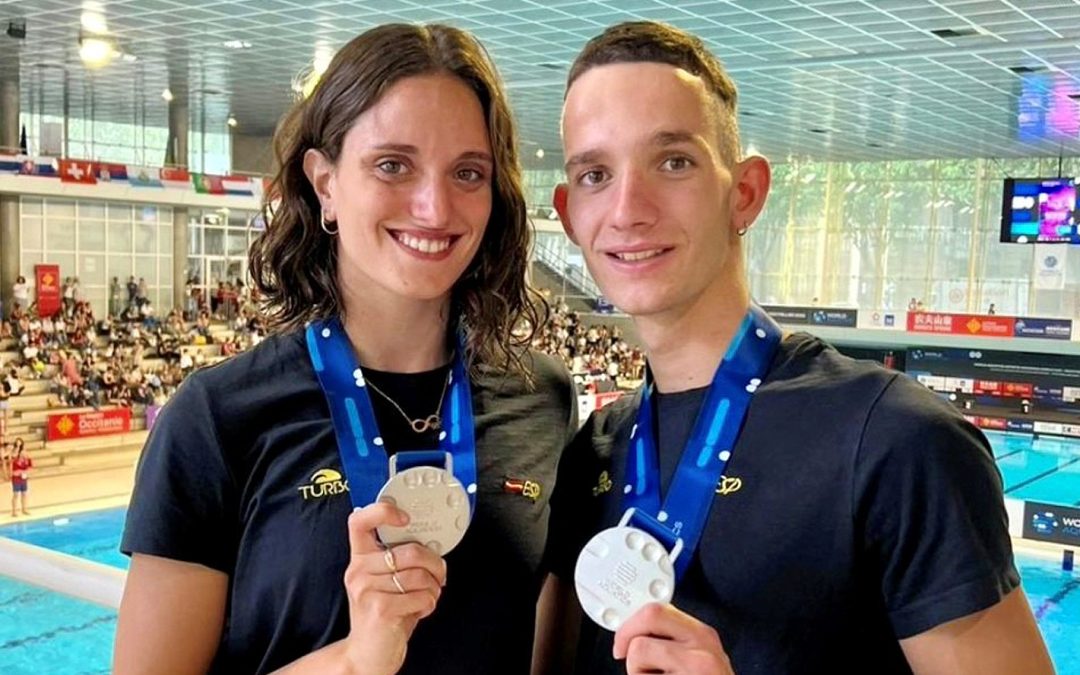 NATACIÓ ARTÍSTICA – PLATA DE MIREIA HERNÁNDEZ EN DUO MIXT A LA WORLD CUP