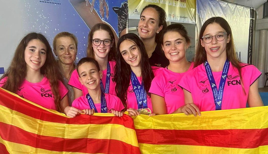 NATACIÓ ARTÍSTICA – LA SELECCIÓ CATALANA INFANTIL, TERCERA