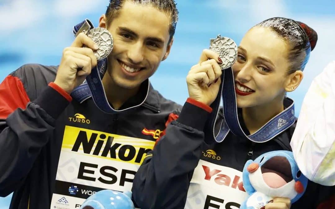 NATACIÓ ARTÍSTICA – PLATA MUNDIAL EN DUET TÈCNIC MIXT