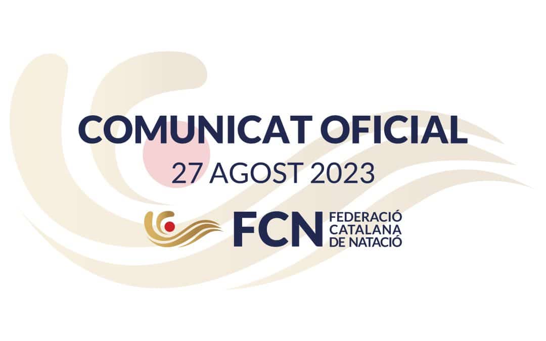 FEDERACIÓ – COMUNICAT OFICIAL DE LA FCN