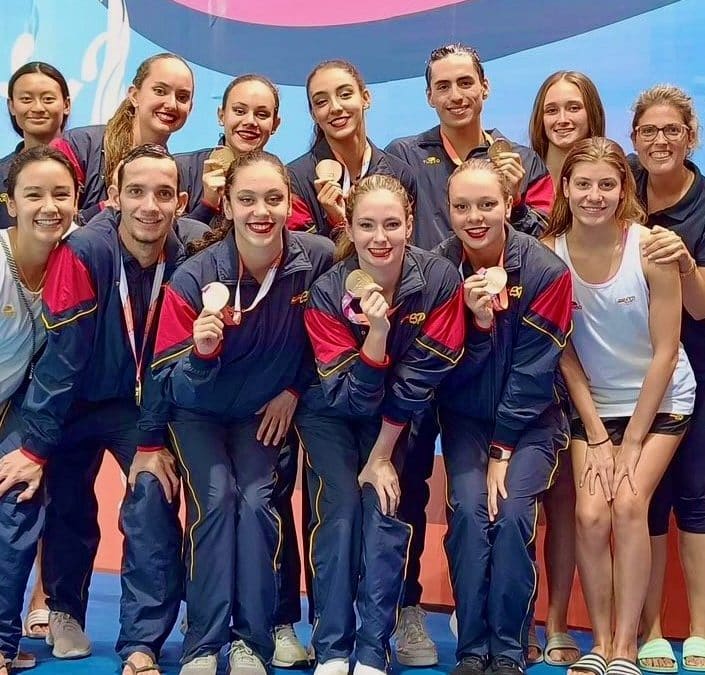 NATACIÓ ARTÍSTICA – 3 NOVES MEDALLES EN LA CINQUENA JORNADA DE L’EUROPEU JÚNIOR