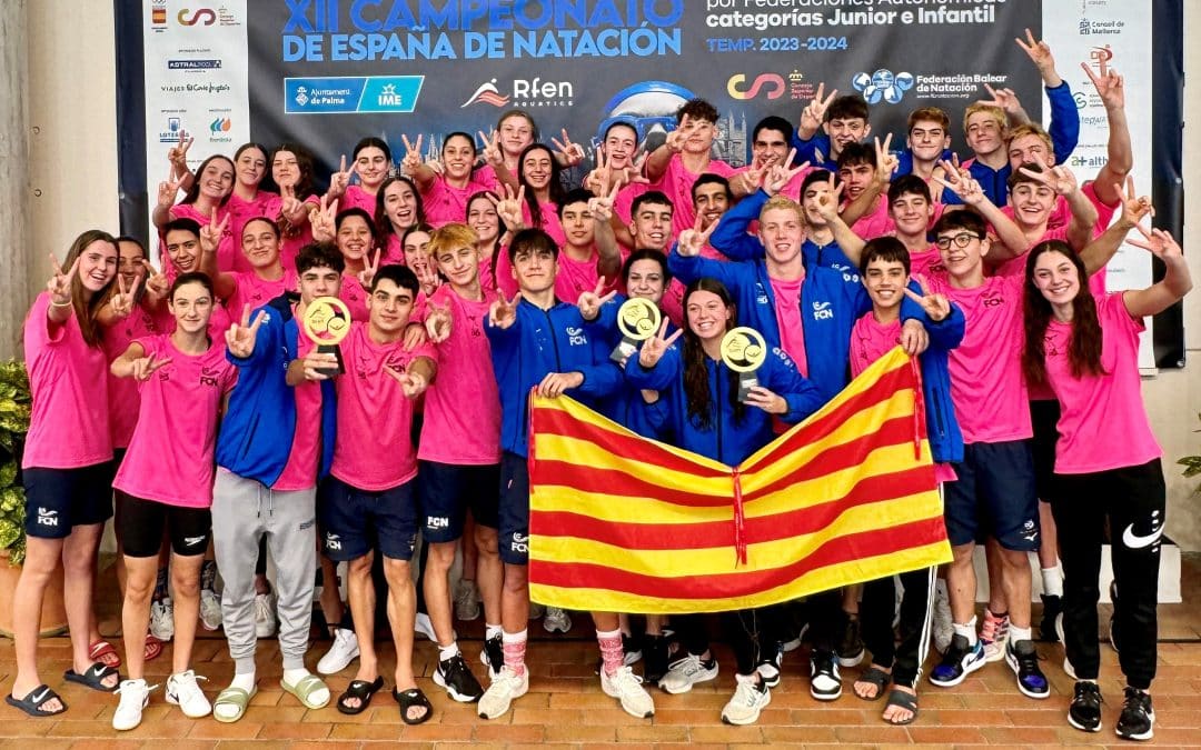 NATACIÓ – CATALUNYA, CAMPIONA D’ESPANYA INFANTIL-JÚNIOR