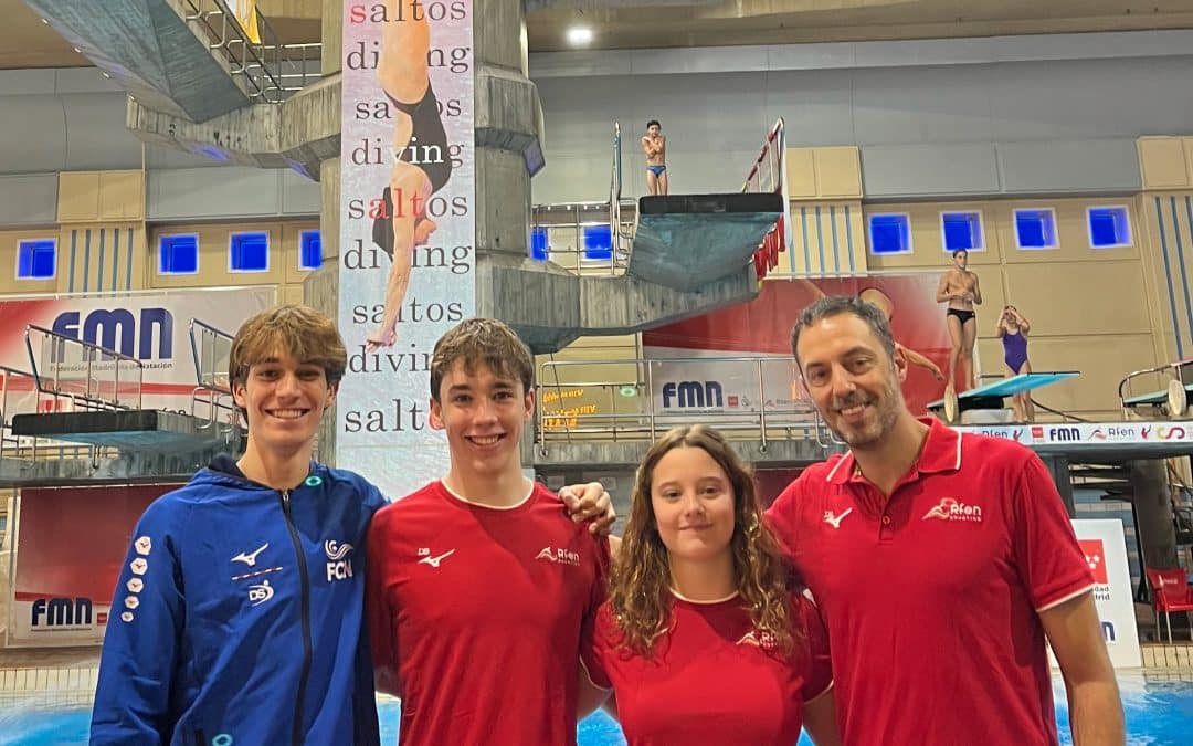 SALTS – 3 MEDALLES I 3 MÍNIMES AL VIII MADRID OPEN DIVING