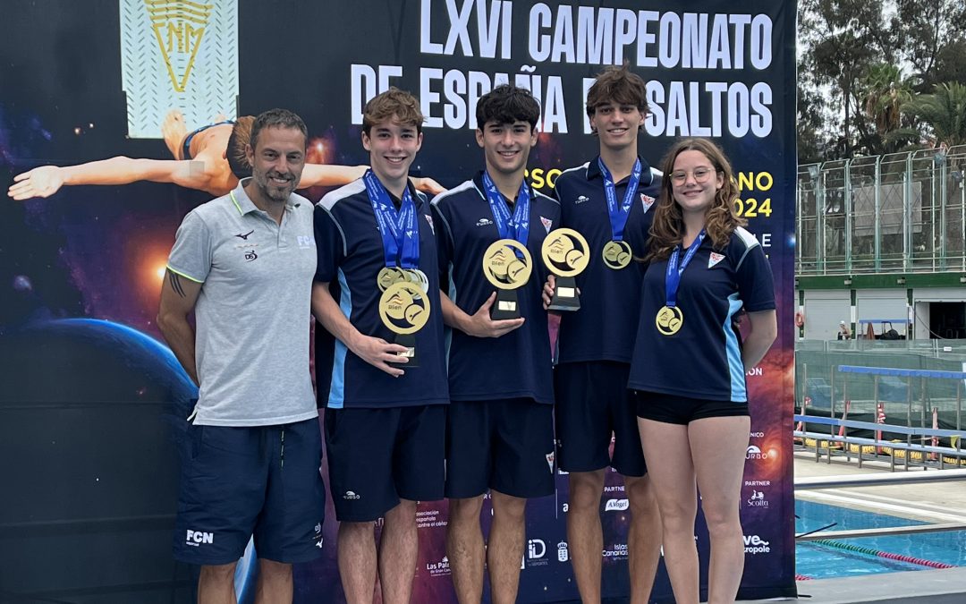 CN Barcelona, Campió d’Espanya Absolut en Salts!